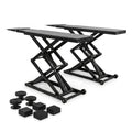 Car Lift Built for Heavy Duty Work, 7000 lbs Capacity, Carbon Steel Frame, 26.8 In Max Height, 120V Power