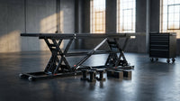 Car Lift, 7,000 Lbs. Capacity Portable Car Lift, 26.8 In. Max. Height, Carbon Steel Truck Lift with 120-Volt Power Unit — Lifestyle